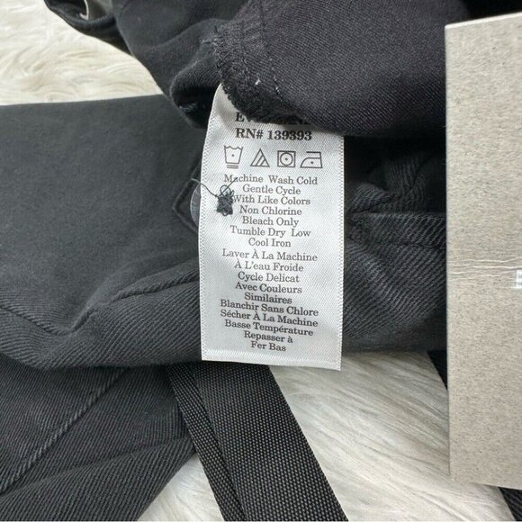 Everlane Women’s NWT Black The Wide-Leg Crop Minimalist‎ Pant Jean 0/W25/L28.5 - Picture 8 of 12